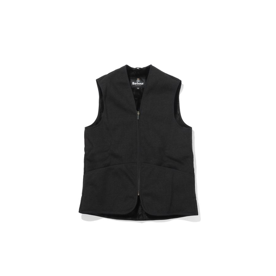 【P5倍】Warm Pile Waistcoat Zip-in Liner - BLACK (MLI0004) Barbour(バブアー) | Barbour | 02