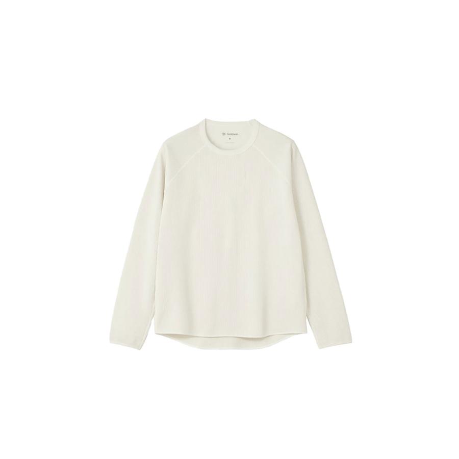 Waffle Light L/S T-shirt - IVORY (GL45142) Goldwin(ゴールドウイン) | 