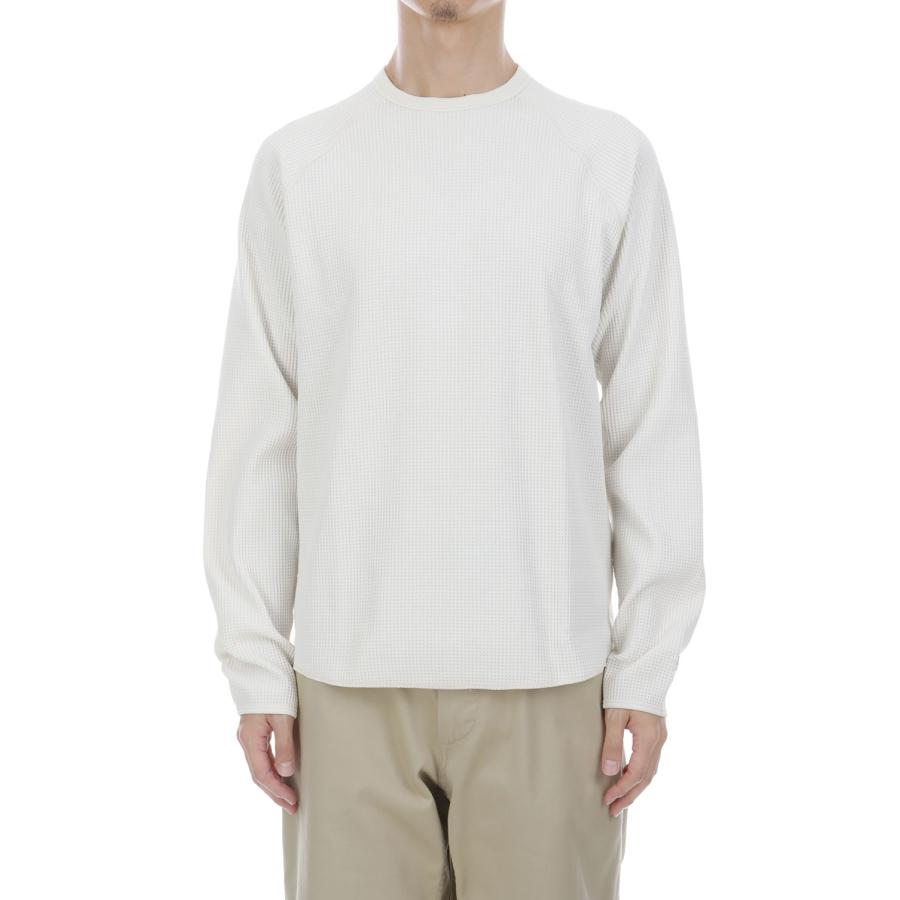 Waffle Light L/S T-shirt - IVORY (GL45142) Goldwin(ゴールドウイン) |  | 01