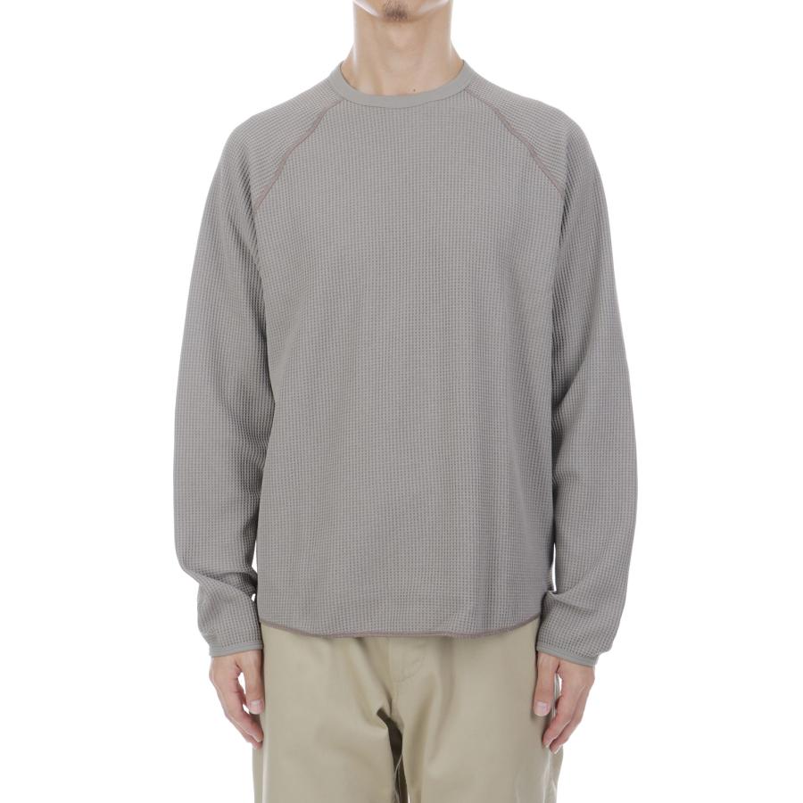 Waffle Light L/S T-shirt - ARID BEIGE (GL45142) Goldwin(ゴールドウイン) |  | 01