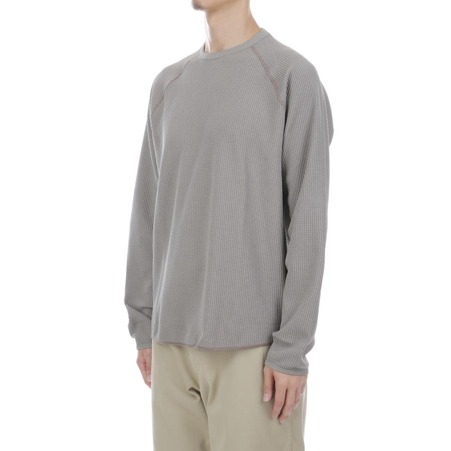 Waffle Light L/S T-shirt - ARID BEIGE (GL45142) Goldwin(ゴールドウイン) |  | 02