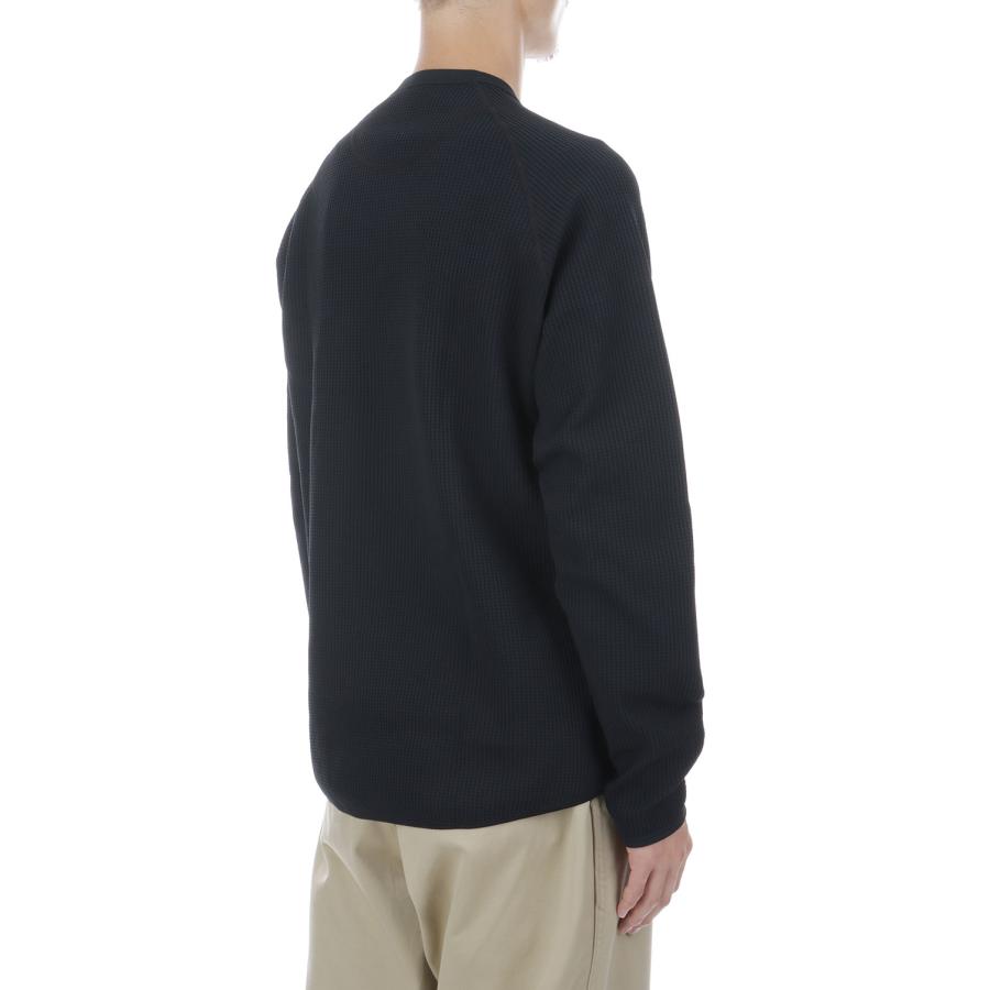 Waffle Light L/S T-shirt - BLACK (GL45142) Goldwin(ゴールドウイン) |  | 03