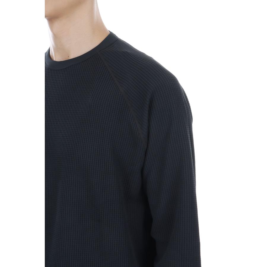 Waffle Light L/S T-shirt - BLACK (GL45142) Goldwin(ゴールドウイン) |  | 04