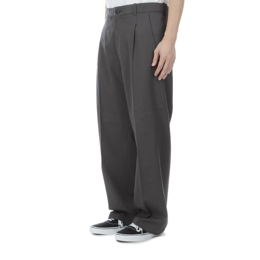 One Tuck Straight Wool Pants - CHARCOAL GRAY (GL75753) Goldwin(ゴールドウイン) |  | 03