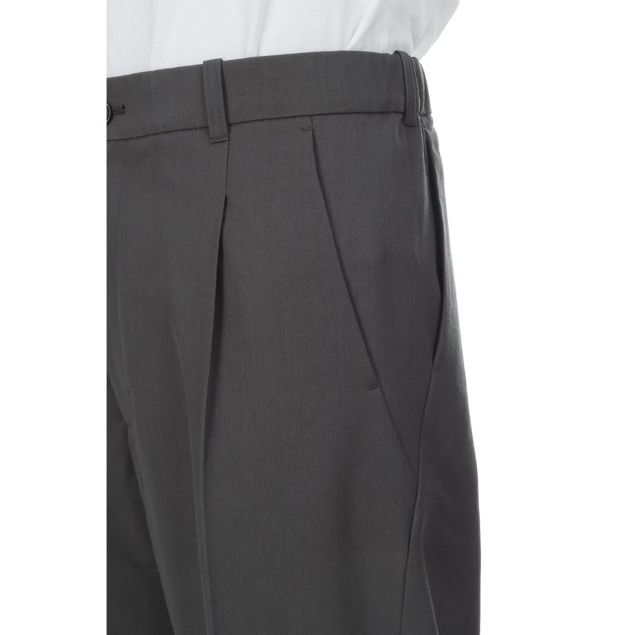 One Tuck Straight Wool Pants - CHARCOAL GRAY (GL75753) Goldwin(ゴールドウイン) |  | 06