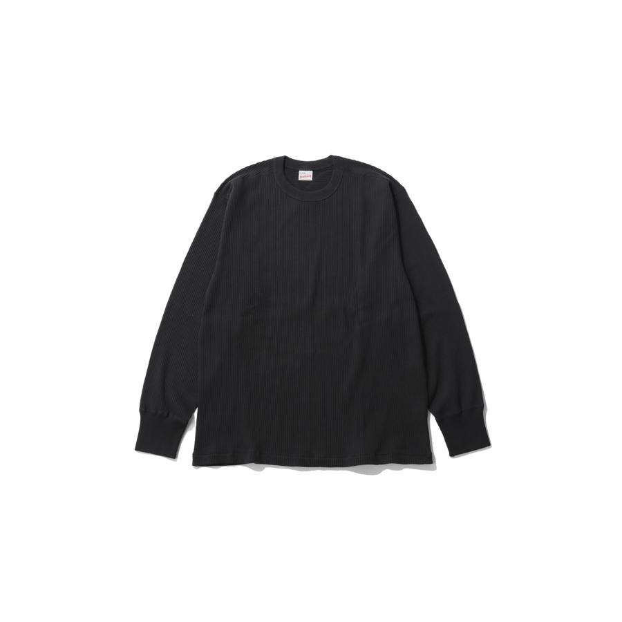 ARMY Rib Crewneck L/S - Fade Black (#53025 ) Healthknit(ヘルスニット) | 