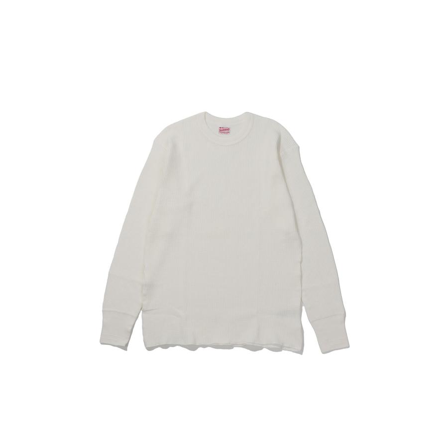 Thermal King Waffle Crewneck L/S - OFF (#52017) Healthknit(ヘルスニット) | 
