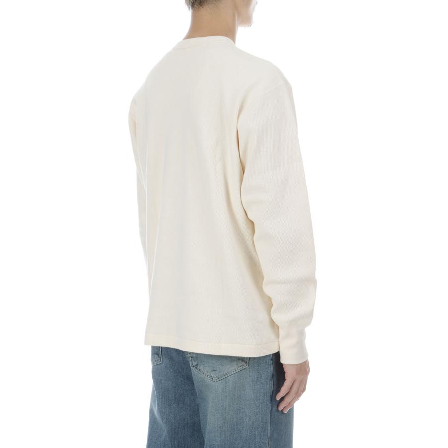 Thermal King Raschel Honeycomb Crewneck L/S - Natural (#52023) Healthknit(ヘルスニット) |  | 04