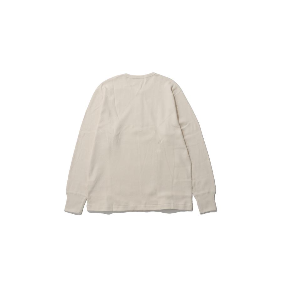 Thermal King Raschel Honeycomb Henleyneck L/S - Natural (#52034) Healthknit(ヘルスニット) |  | 01