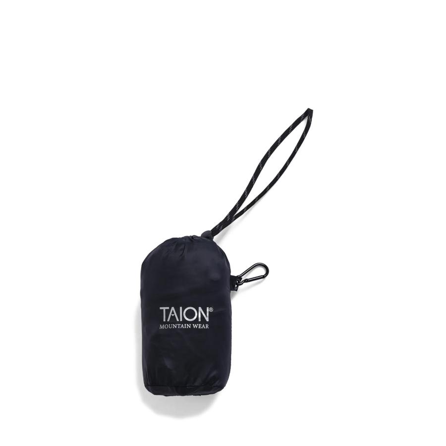 MOUNTAIN PACKABLE BOLLUME DOWN PARKA - BLACK (TAION-106VZMT) TAION(タイオン) |  | 02