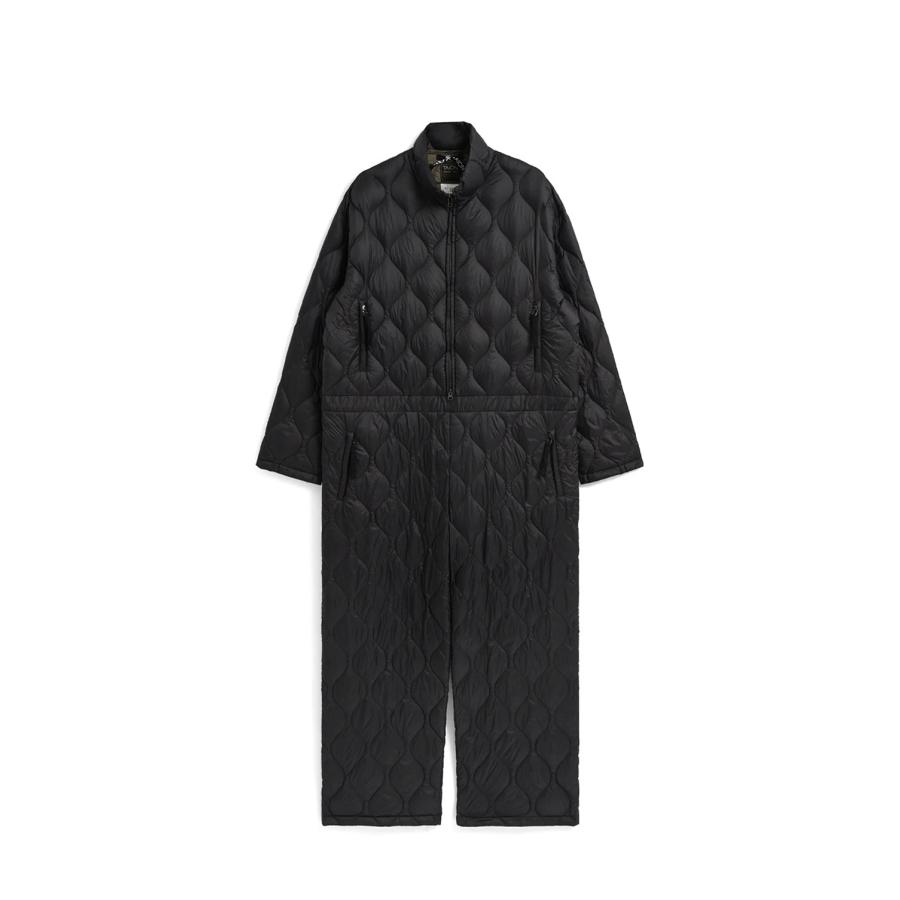 MILITARY OVER SIZE DOWN ALL IN ONE (SOFT SHELL) - BLACK (TAION-191LSZPML-1) TAION(タイオン) | 