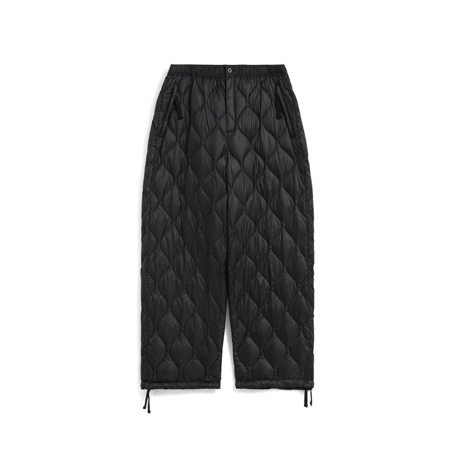 MILITARY WIDE DOWN PANTS (SOFT SHELL) - BLACK (TAION-139LSML-1) TAION(タイオン) | 