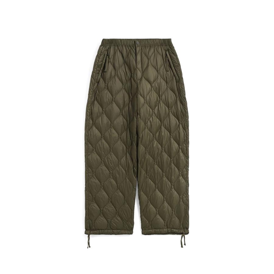【P5倍】MILITARY WIDE DOWN PANTS (SOFT SHELL) - D.OLIVE (TAION-139LSML-1) TAION(タイオン) | 