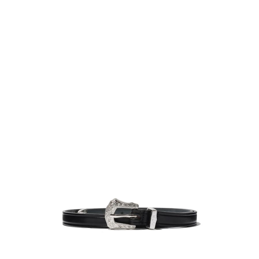 3/4 INCH WESTERN BELT [BUCKLE] - BLACK (TRL 1002244) TORY LEATHER(トリーレザー) | 