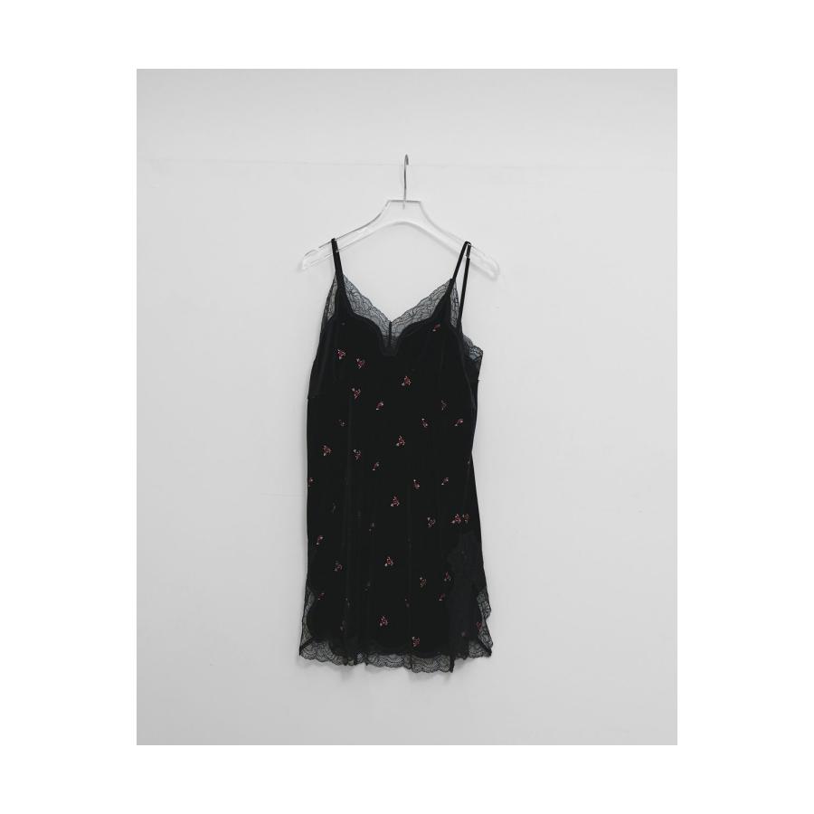 【予約会開催中】Petit Flower Velour Tunic - BLACK (12620411) Todayful(トゥデイフル) | TODAYFUL
