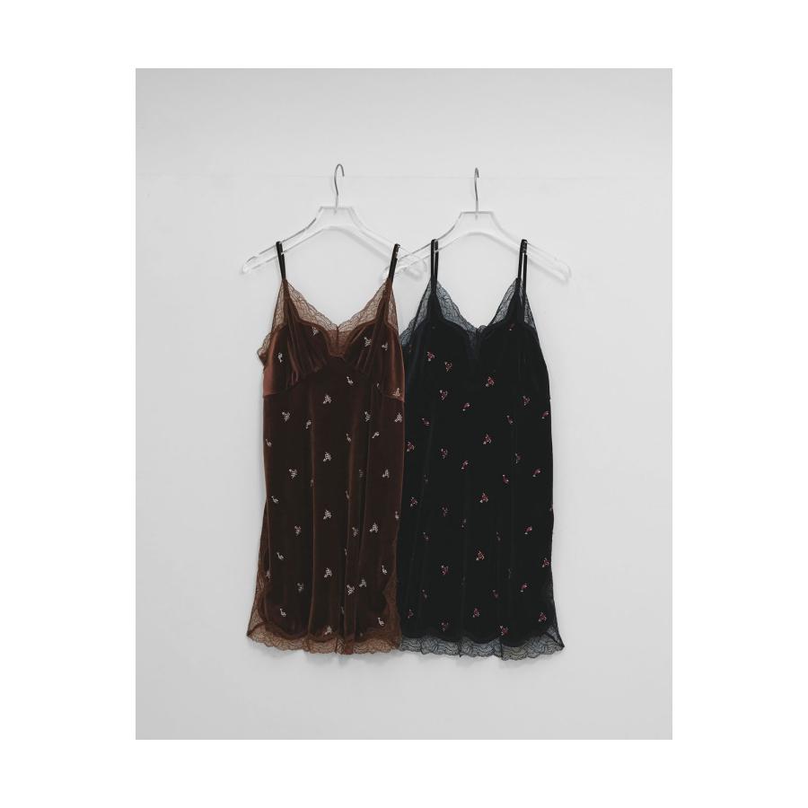【予約会開催中】Petit Flower Velour Tunic - BLACK (12620411) Todayful(トゥデイフル) | TODAYFUL | 08