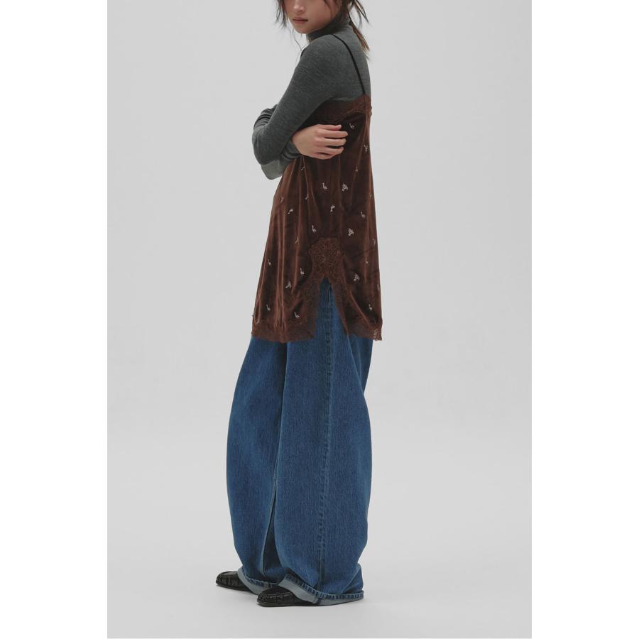 【予約会開催中】Petit Flower Velour Tunic - CHOCOLATE (12620411) Todayful(トゥデイフル) | TODAYFUL | 07