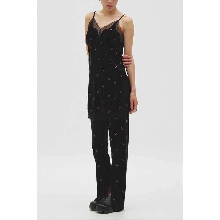 【ご予約会開催中】Petit Flower Velour Leggings - BLACK (12620721) Todayful(トゥデイフル) | TODAYFUL | 05