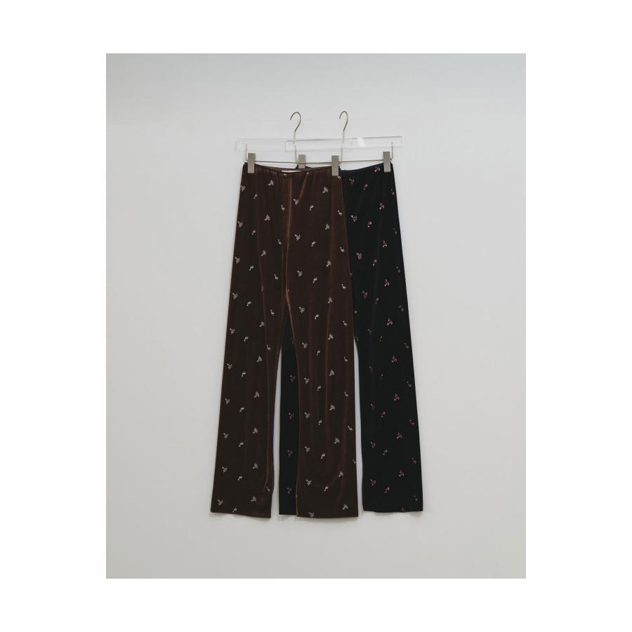 【ご予約会開催中】Petit Flower Velour Leggings - BLACK (12620721) Todayful(トゥデイフル) | TODAYFUL | 07