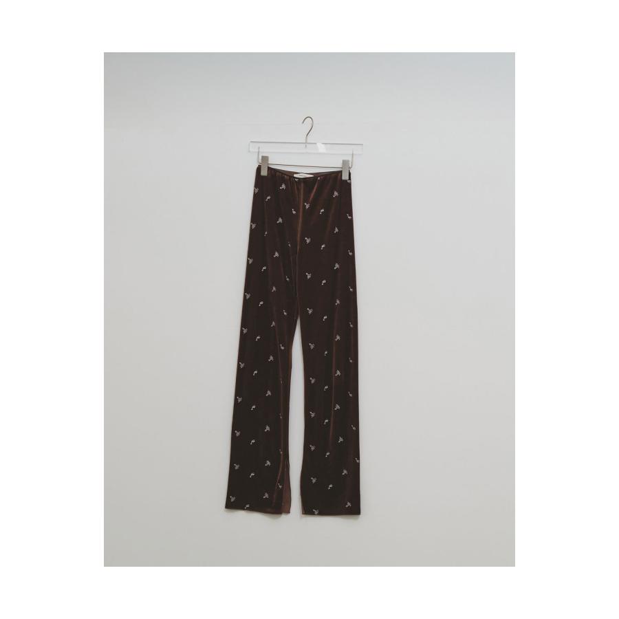 【予約会開催中】Petit Flower Velour Leggings - CHOCOLATE (12620721) Todayful(トゥデイフル) | TODAYFUL
