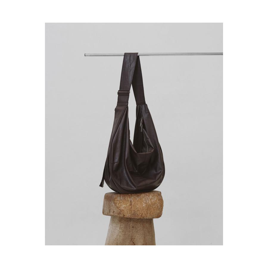 【予約会開催中】Ecoleather Shoulder Bag - DARK BROWN (12621043) Todayful(トゥデイフル) | TODAYFUL