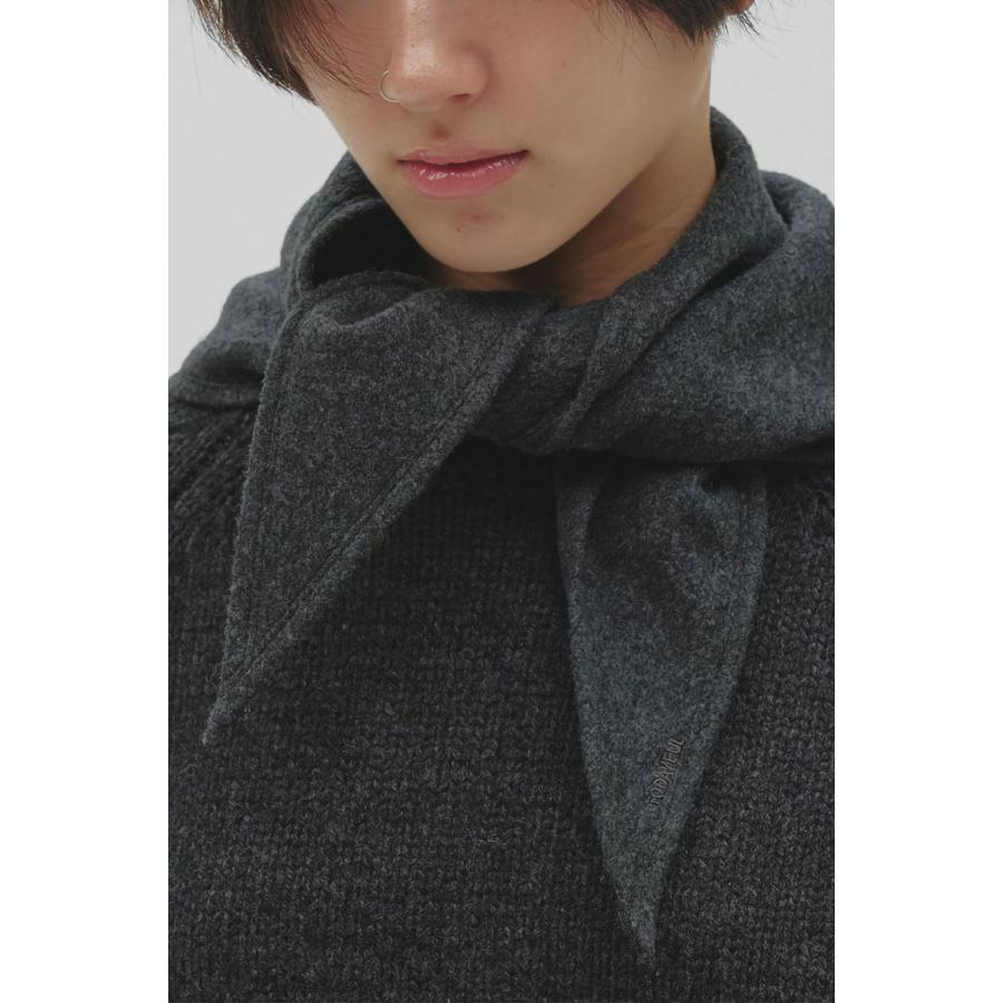 【予約会開催中】Softwool Scarf - CHARCOAL GRAY (12621024) Todayful(トゥデイフル) | TODAYFUL | 02