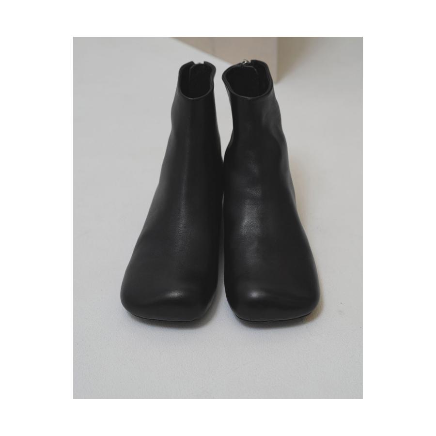 【予約会開催中】Square Leather Flat Boots - BLACK (12621019) Todayful(トゥデイフル) | TODAYFUL | 01