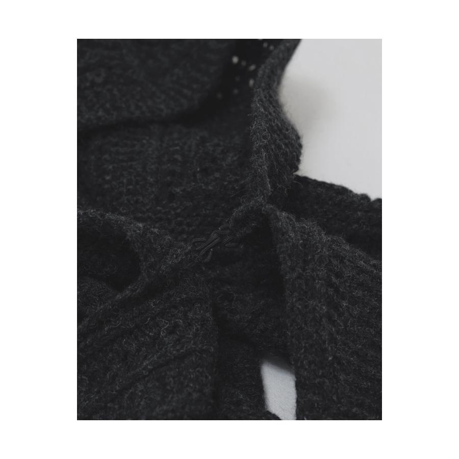 【予約会開催中】Cable Hoodie Muffler - CHARCOAL GRAY (12621031) Todayful(トゥデイフル) | TODAYFUL | 01