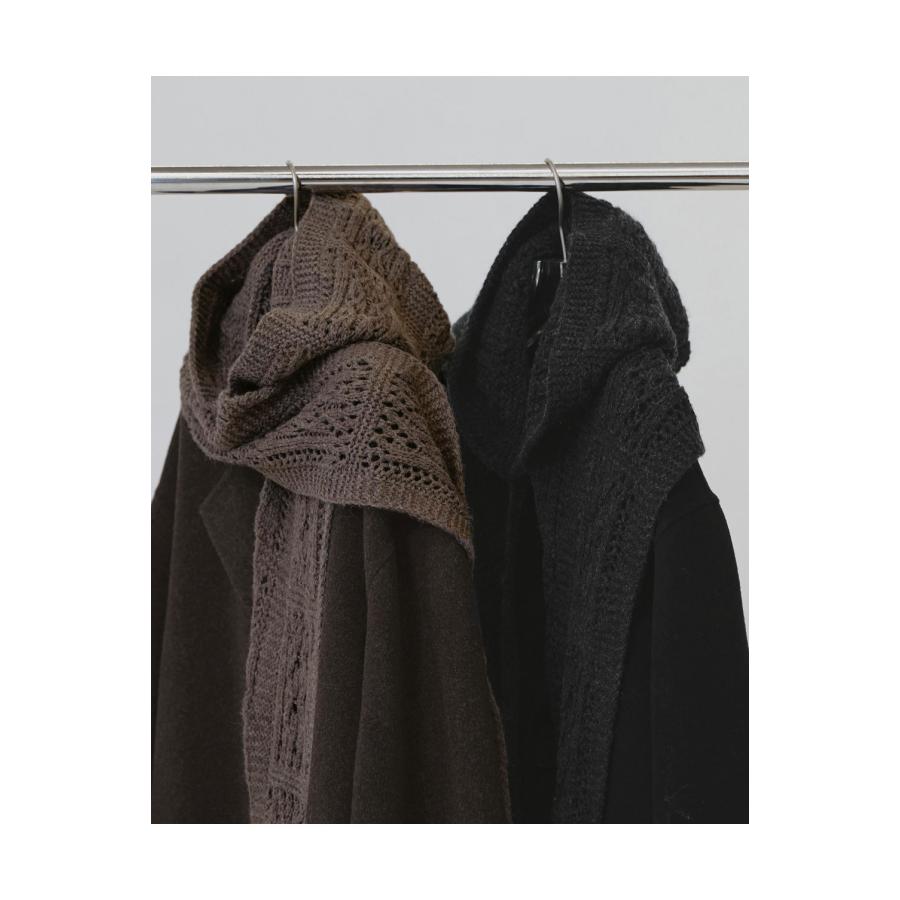 【予約会開催中】Cable Hoodie Muffler - CHARCOAL GRAY (12621031) Todayful(トゥデイフル) | TODAYFUL | 06