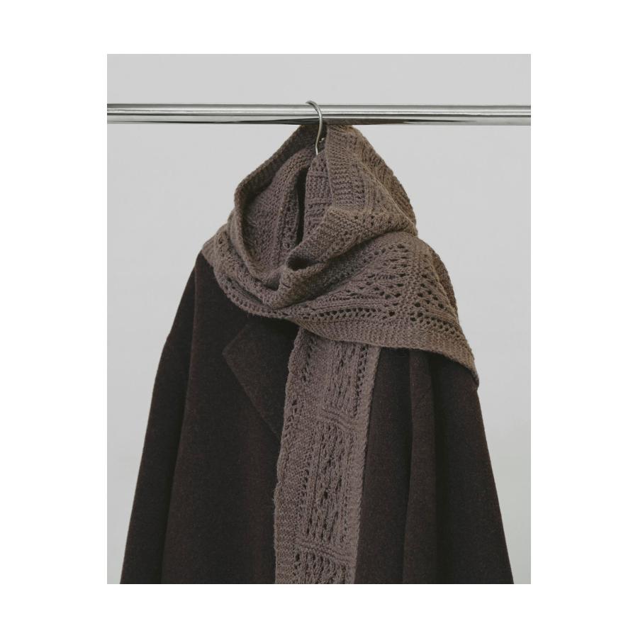 【予約会開催中】Cable Hoodie Muffler - MOCHA (12621031) Todayful(トゥデイフル) | TODAYFUL