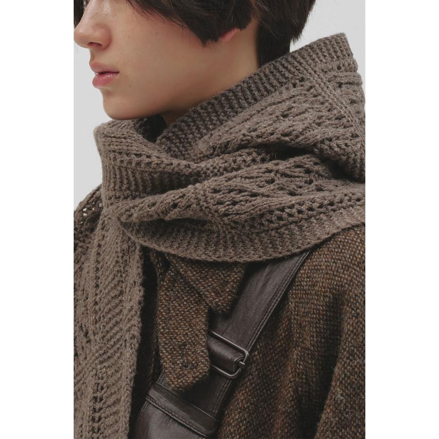 【予約会開催中】Cable Hoodie Muffler - MOCHA (12621031) Todayful(トゥデイフル) | TODAYFUL | 02