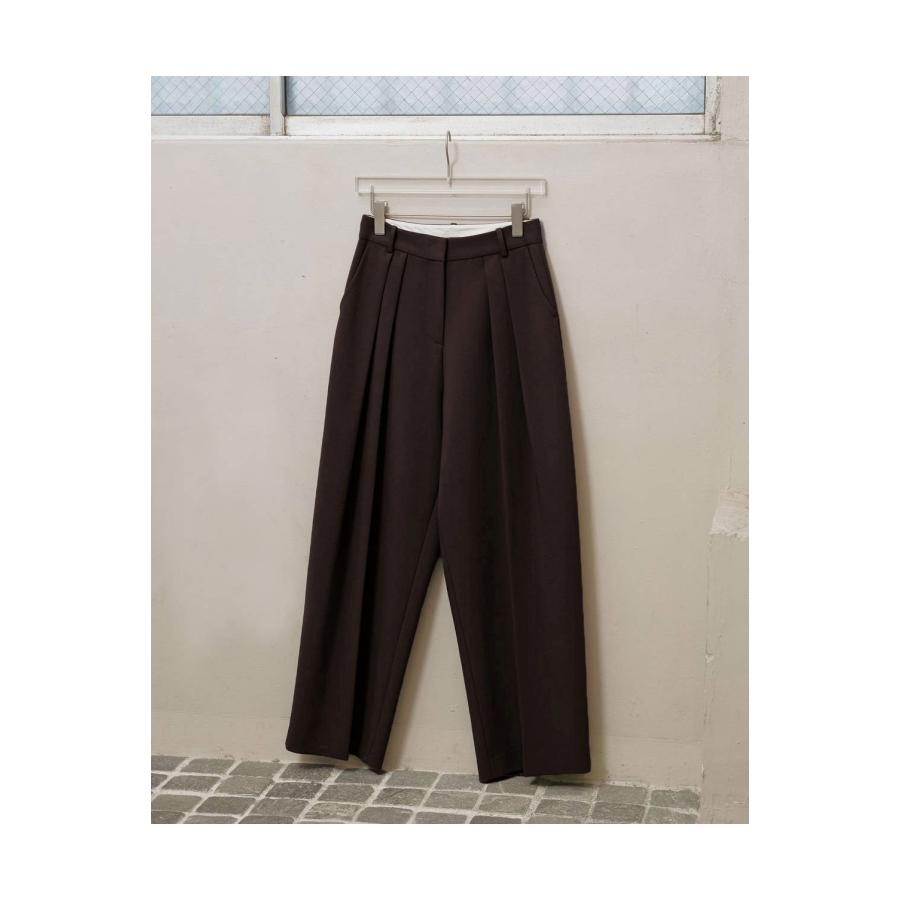 Bonding Wide Trousers - DARK BROWN (12620723) Todayful(トゥデイフル) | TODAYFUL | 02