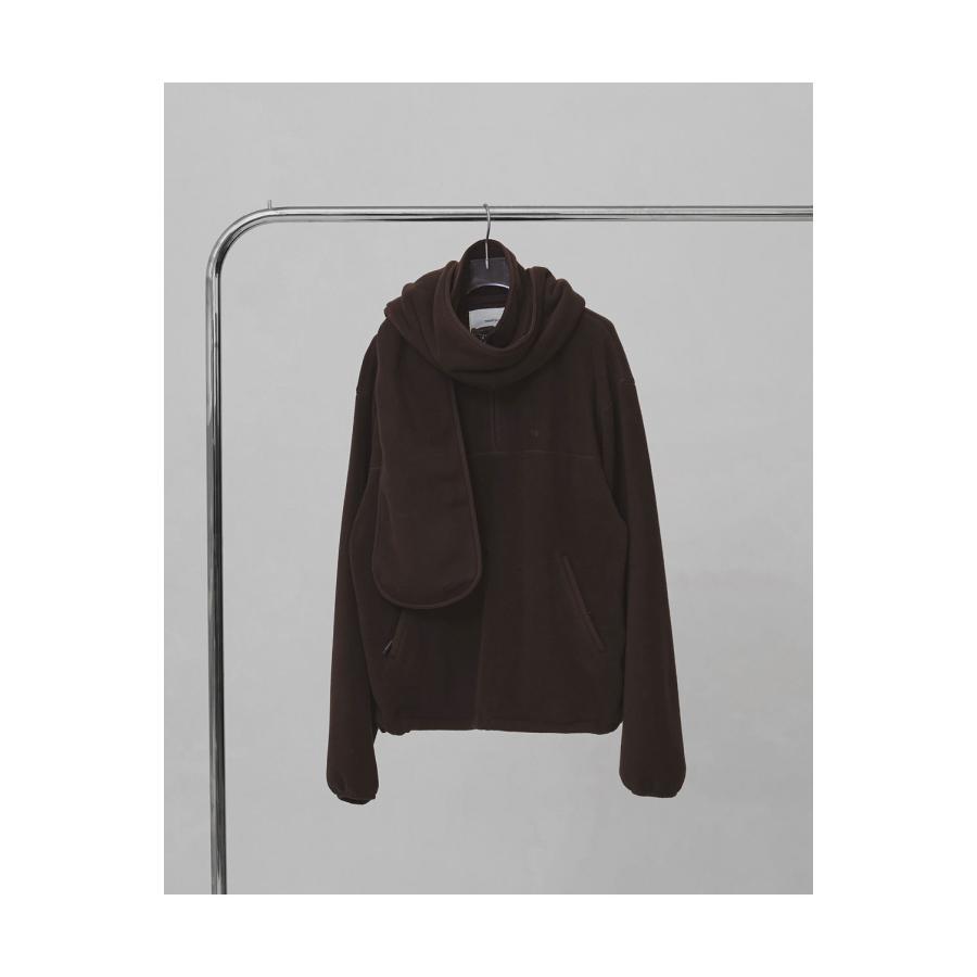 【予約会開催中】Halfzip Fleece Pullover - DARK BROWN (12620607) Todayful(トゥデイフル) | TODAYFUL