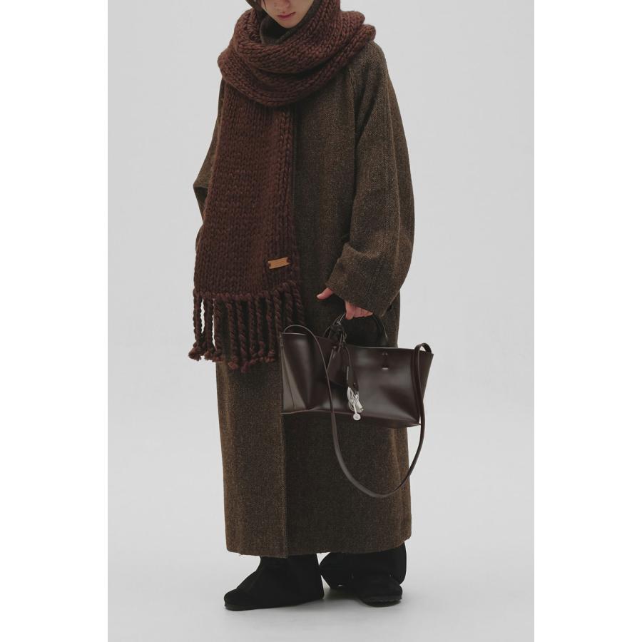 【予約会開催中】Useful Leather Bag (M) - DARK BROWN (12621040) Todayful(トゥデイフル) | TODAYFUL | 02