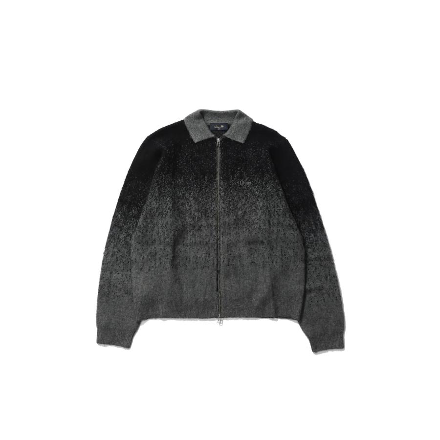 【P5倍】Mohair Double Zip Knit - Black/Charcoal (DIMED1FA266BLK) Dime(ダイム) | 