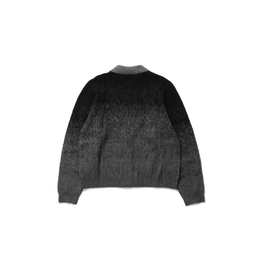 【P5倍】Mohair Double Zip Knit - Black/Charcoal (DIMED1FA266BLK) Dime(ダイム) |  | 01