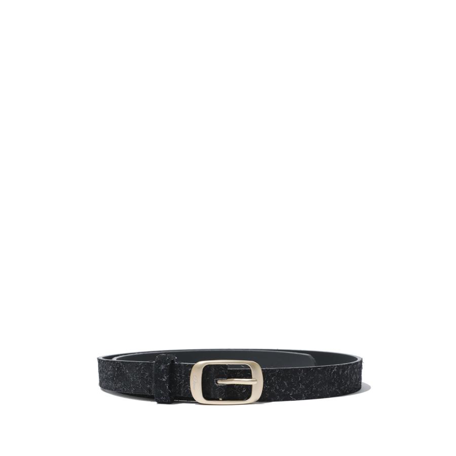 Dress Leather Belt - Shaggy Black (DIMED1FA2657BLK) Dime(ダイム) | 