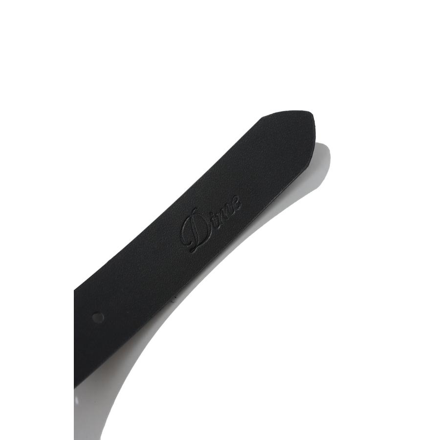 Dress Leather Belt - Shaggy Black (DIMED1FA2657BLK) Dime(ダイム) |  | 02
