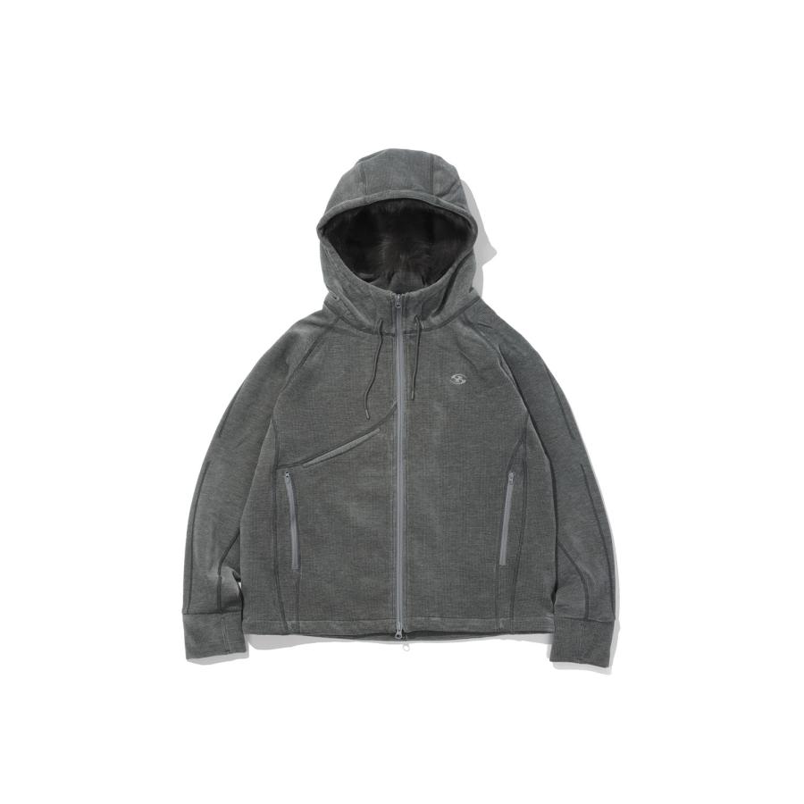 NURV HOODIE ZIP-UP -  GREY  (SG26FWOTZH002) SAN SAN GEAR(サンサンギア) | 