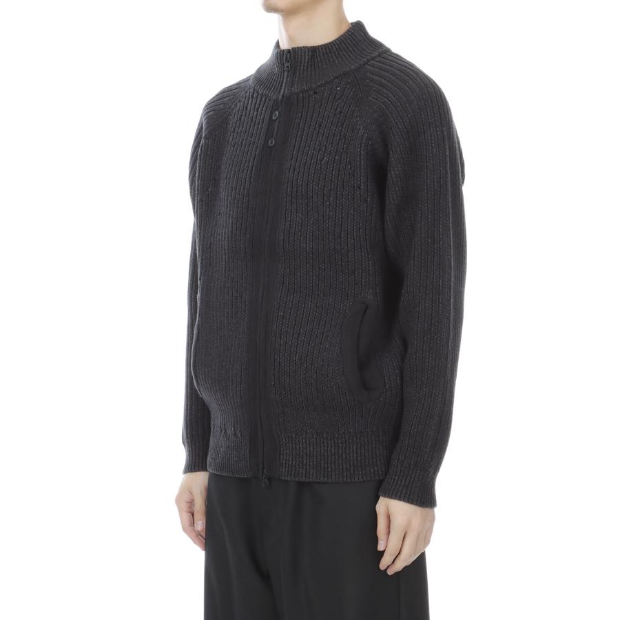 BUTTON KNIT ZIP-UP -  BLACK  (SG26FWOTZK001) SAN SAN GEAR(サンサンギア) |  | 03