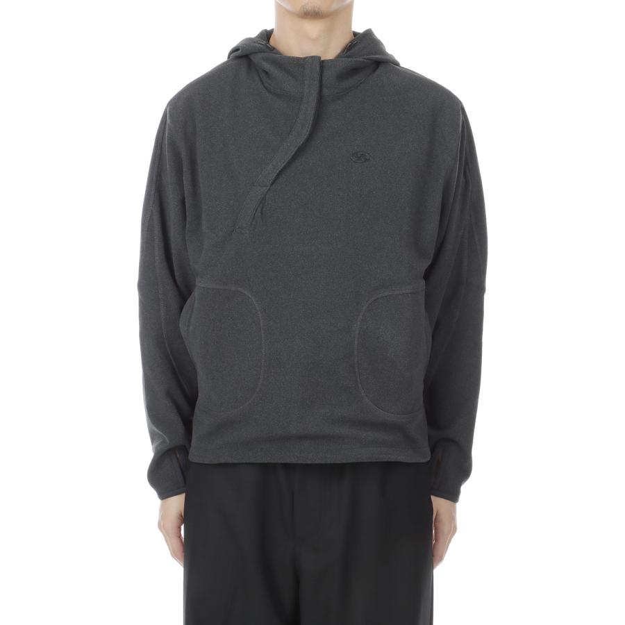 LAYERED HOODIE -  CHARCOAL  (SG26FWTOHD003) SAN SAN GEAR(サンサンギア) |  | 02