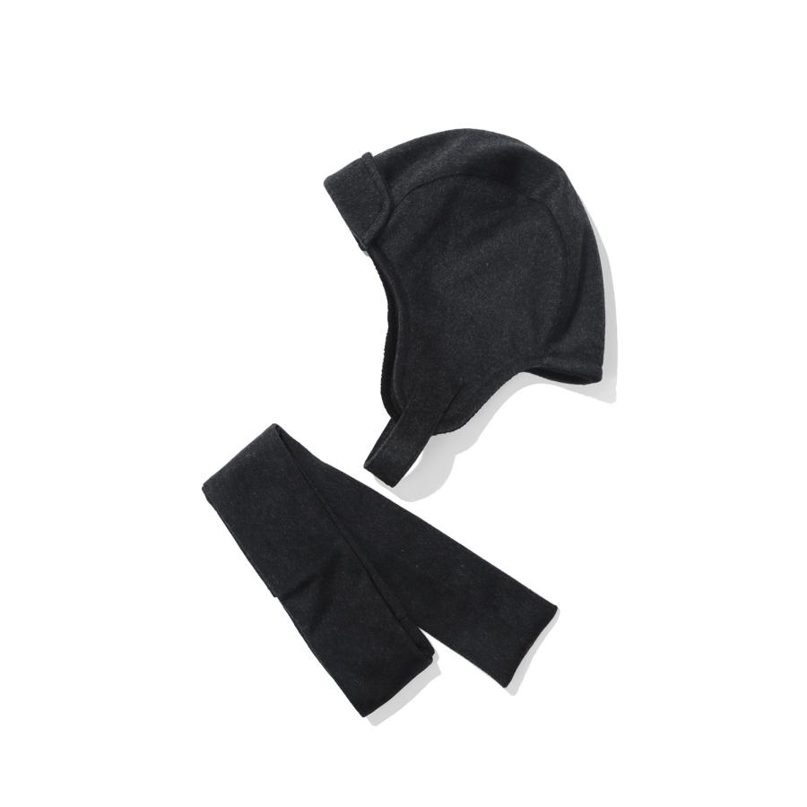 MUFFLER TROOPER HAT -  CHARCOAL  (SG26FWACHO001) SAN SAN GEAR(サンサンギア) | 
