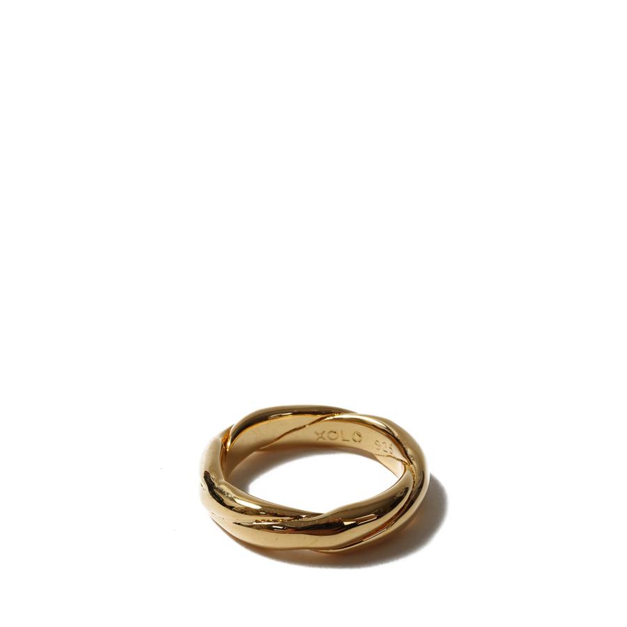 Single Twist Ring / Gold (XOR063-G) XOLO JEWELRY(ショロ ジュエリー) | 