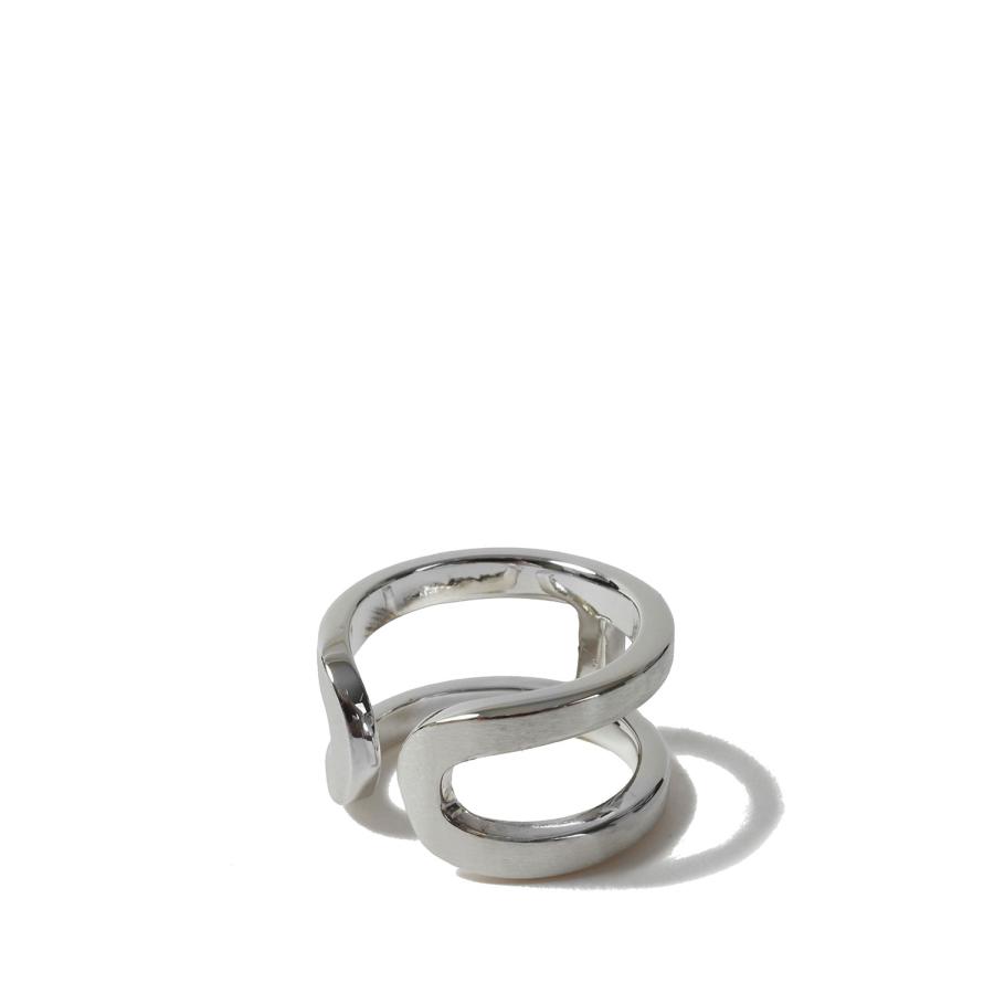 H Ring with Hair Line / Silver (XOR112) XOLO JEWELRY(ショロ ジュエリー) |  | 01