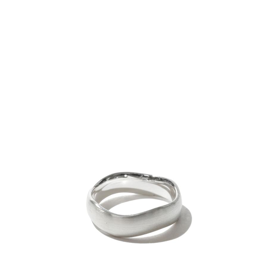 Wave Ring with Hair Line / Silver (XOR119) XOLO JEWELRY(ショロ ジュエリー) |  | 01