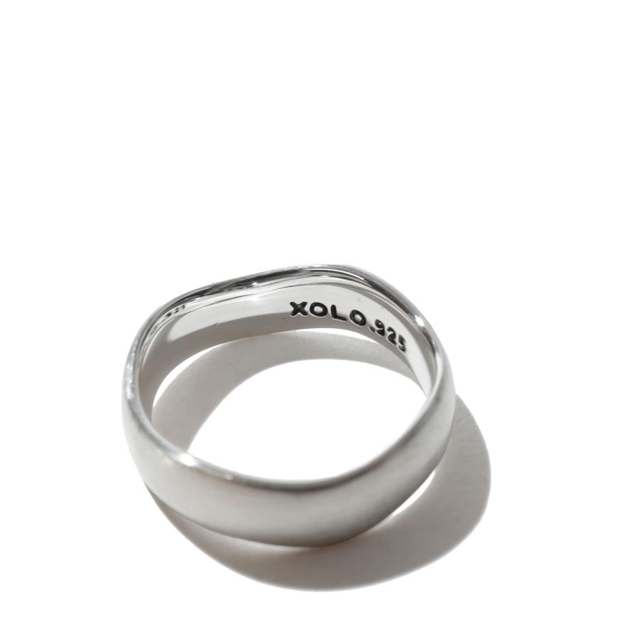 Wave Ring with Hair Line / Silver (XOR119) XOLO JEWELRY(ショロ ジュエリー) |  | 02