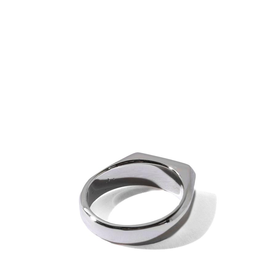 Signet Ring with Hair Line -Thick- / Silver (XOR121) XOLO JEWELRY(ショロ ジュエリー) |  | 01