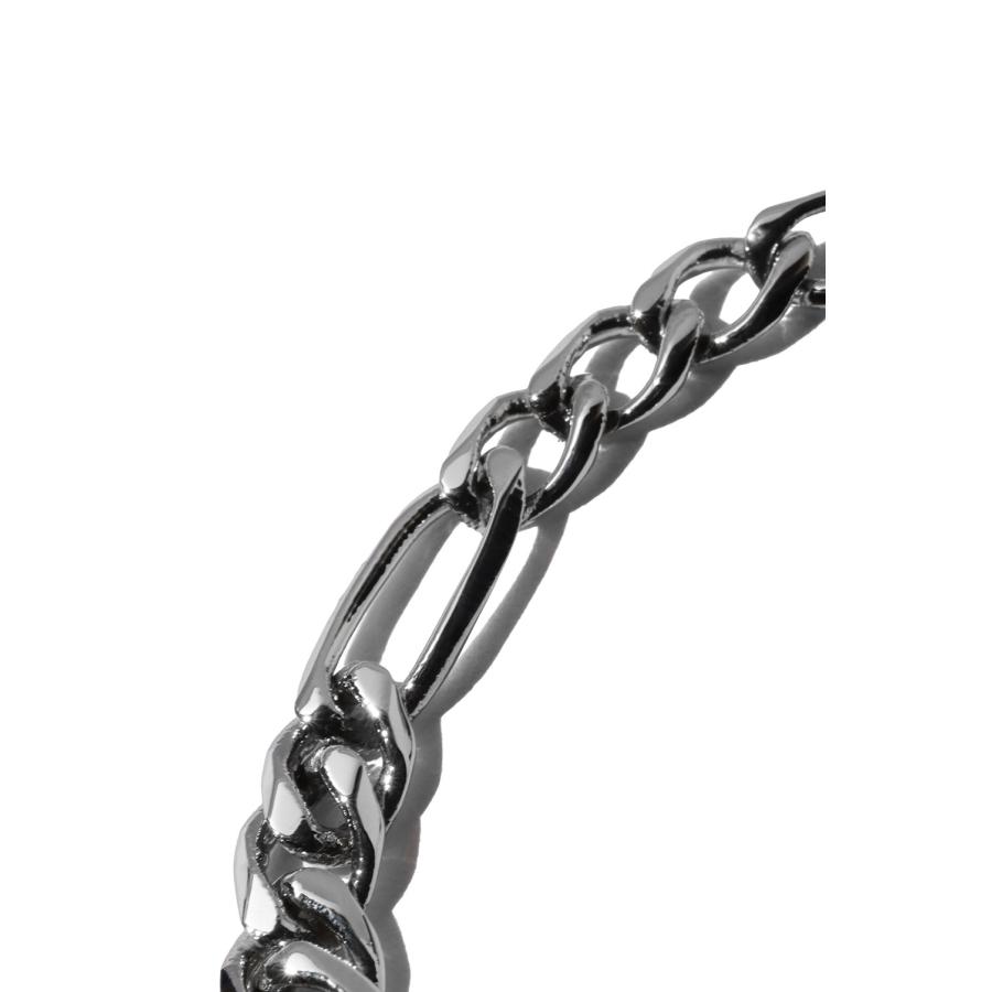Figaro Link Bracelet -6mm- / Silver (XOB012-17) XOLO JEWELRY(ショロ ジュエリー) |  | 01