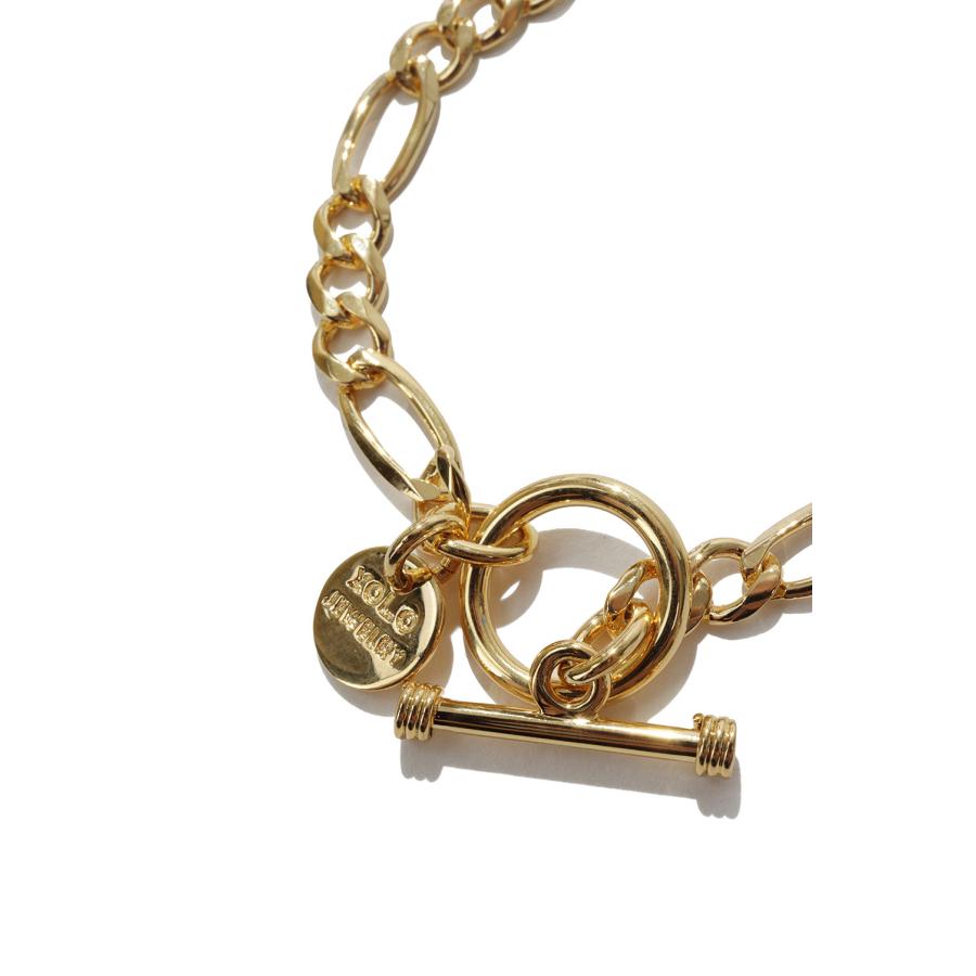 Figaro Link Bracelet -6mm- / Gold (XOB012-19G) XOLO JEWELRY(ショロ ジュエリー) |  | 01