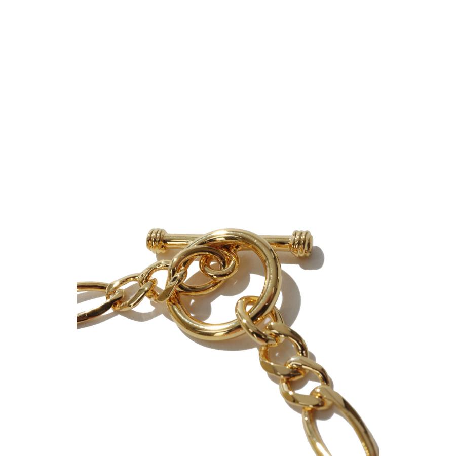 ID Figaro Link Bracelet -6mm- / Gold (XOB040-19G) XOLO JEWELRY(ショロ ジュエリー) |  | 01